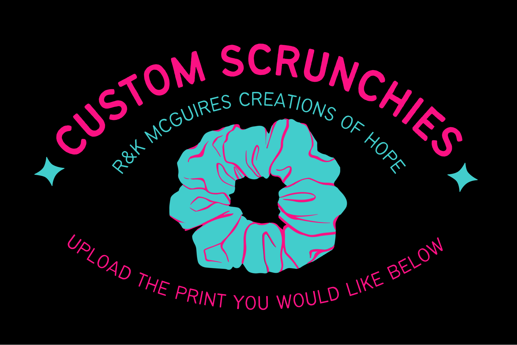 custom scrunchies