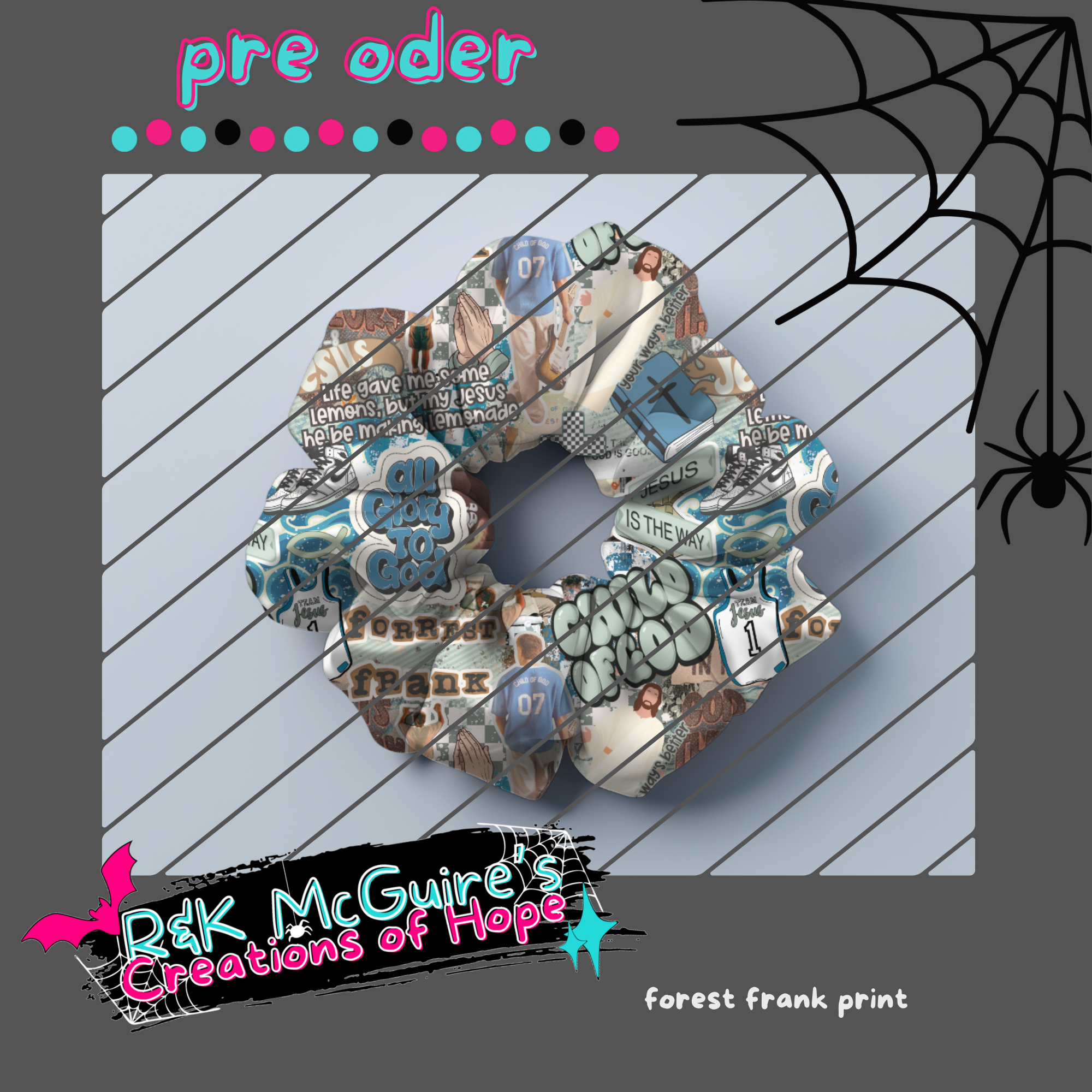 forest frank scrunchie pre order