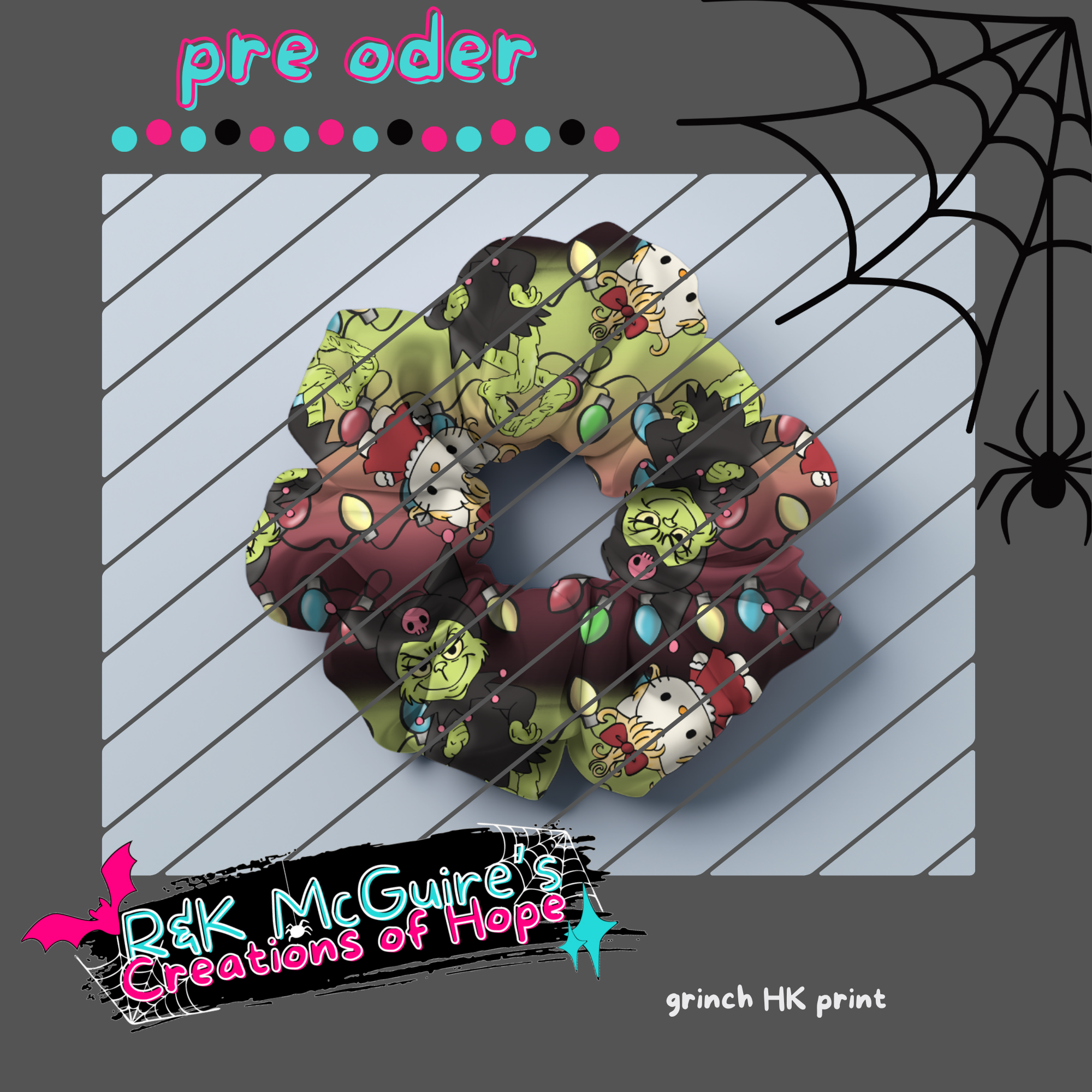 green guy HK scrunchie pre order